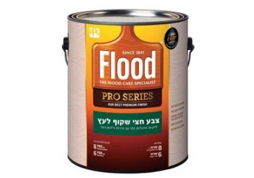 צבע חצי שקוף FLOOD Black walnut - צבע עץ לפרגולה